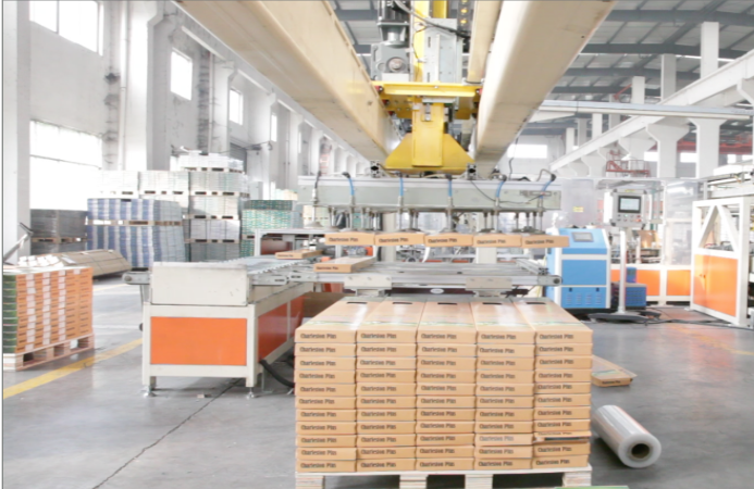 Linea di confezionamento e pallettizzazione